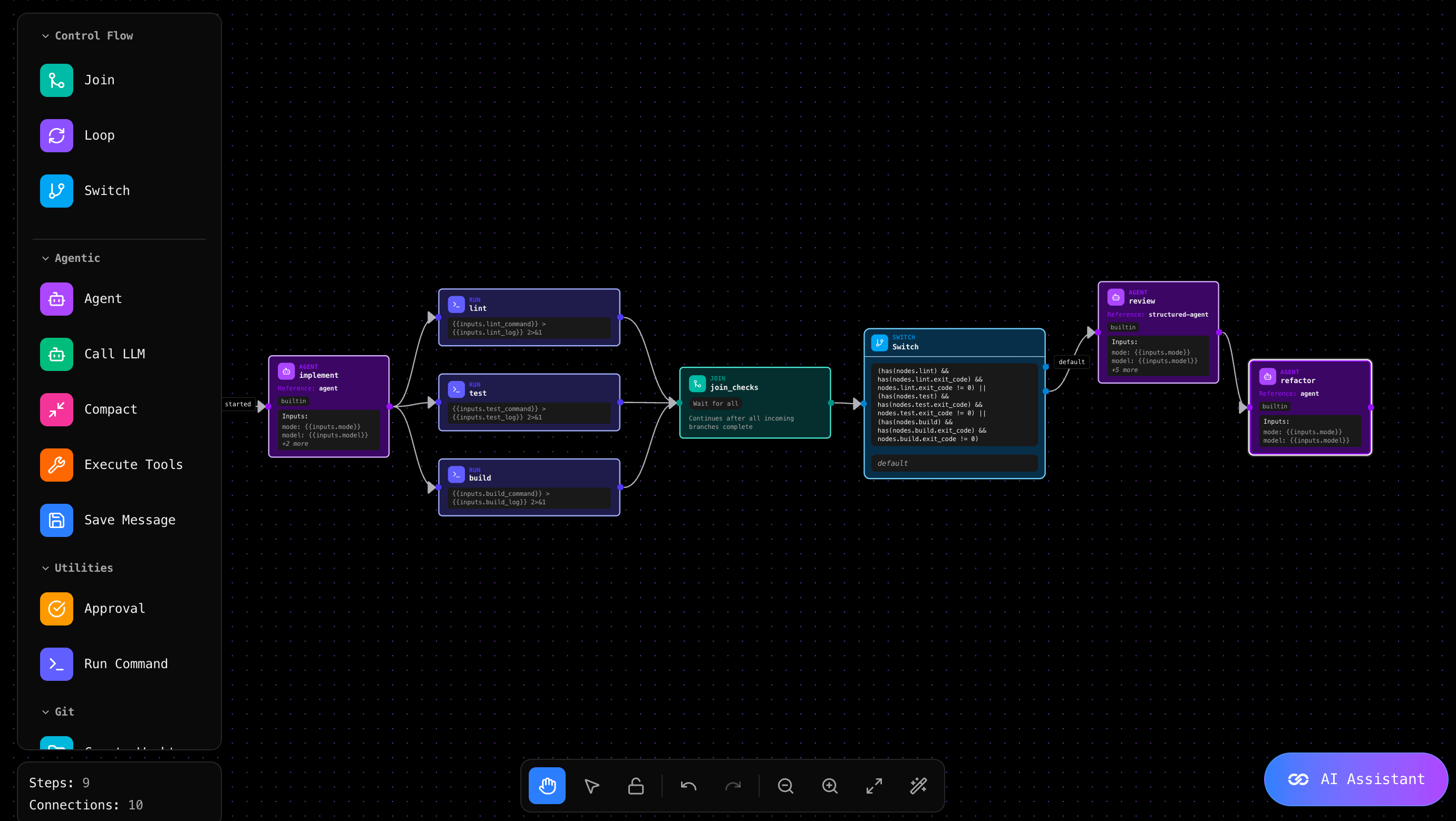 Implement, Verify, Review, Refactor: AI Agent Retry Loop